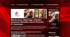 Desktop Screenshot of aplus-ascenseurs.fr